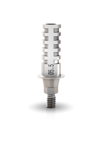 NUVO TITANIUM TEMPORARY ABUTMENT FOR CROWN 5.5 CF GH 1.0 SP