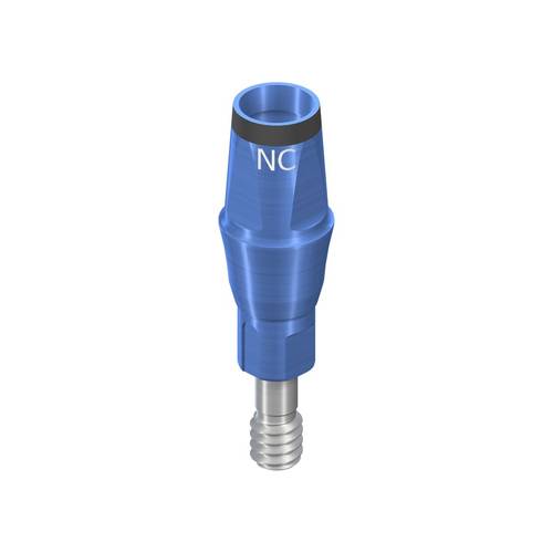 022.2312:NC Cementable Abutment, D 3.5mm, GH 2mm, AH 4mm, Ti