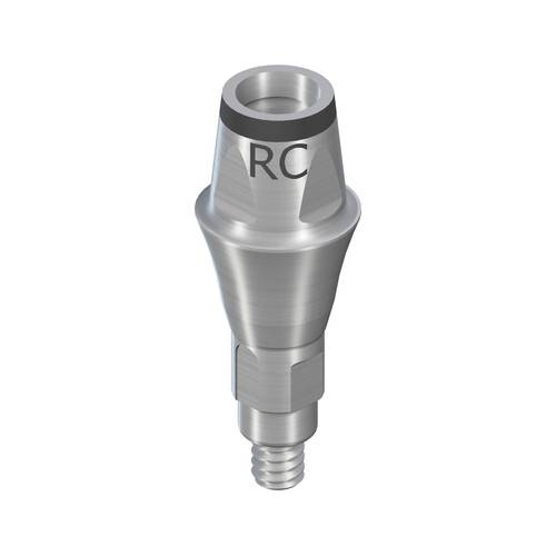022.4323:RC Cementable Abutment, D 5mm, GH 3mm, AH 4mm, Ti