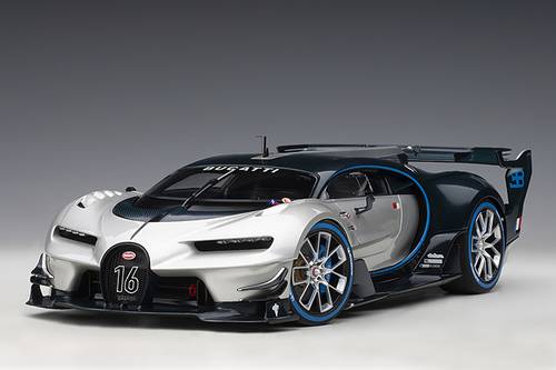 Bugatti Vision Gran Turismo Silver/Carbon Blue