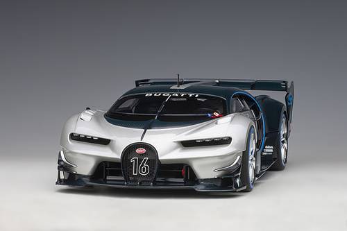 Bugatti Vision Gran Turismo Silver/Carbon Blue