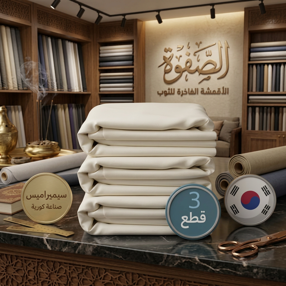 مجموعة قماش سميراميس الفاخر (3 قطع)