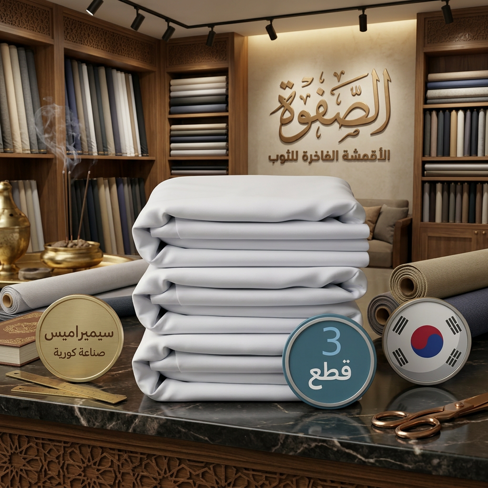 مجموعة قماش سميراميس الفاخر (3 قطع)