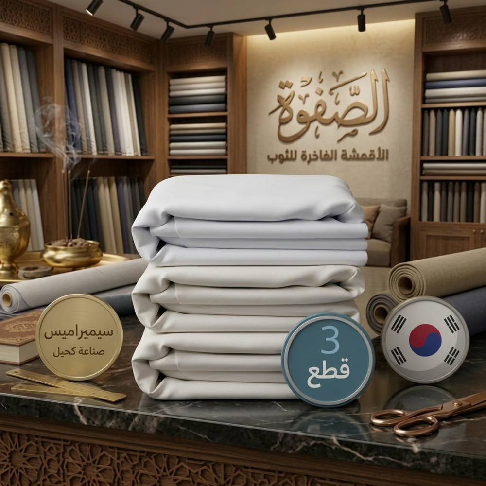 باقة قماش سميراميس الفاخر (3 قطع)