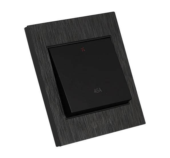 مفتاح مكيف مربع 45 امبير لون اسود حجري- ضمان 25 سنة