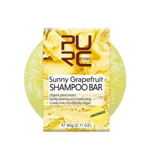 بيورك بيور (Purc Organics) قالب شامبو الجريب فروت المنعش لتنظيف وترطيب الشعر - 60 جم