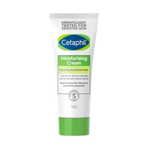 كريم مرطب من سيتافيل (Cetaphil) للبشرة الجافة والحساسة - 100 جرام