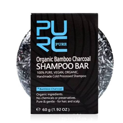 بيورك بيور (Purc Organics) قالب شامبو فحم الخيزران العضوي للتنظيف العميق - 60 جم