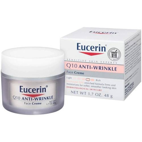 يوسيرين (Eucerin) كريم الوجه Q10 المضاد للتجاعيد للبشرة الحساسة - 48 جرام