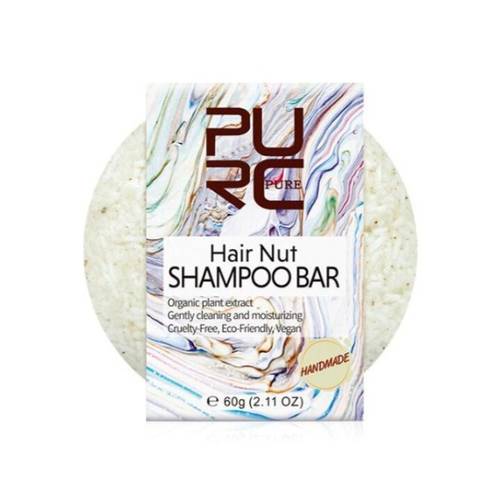 بيورك بيور (Purc Organics) قالب شامبو بزيت اللوز المرطب للشعر - 60 جم