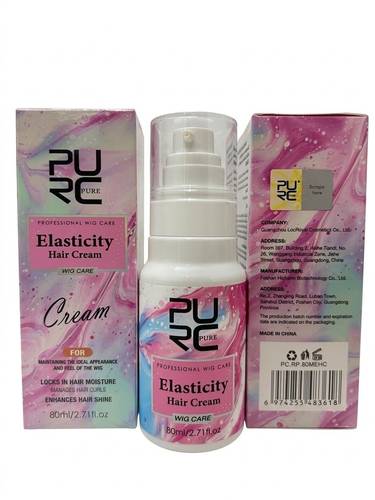بيورك بيور (Purc Organics) كريم مرونة الشعر الاحترافي (Elasticity Hair Cream) للعناية بالشعر المستعار - 80 مل