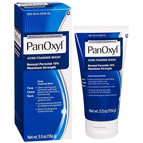 بانوكسيل (PanOxyl) غسول رغوي لعلاج حب الشباب بقوة قصوى 10% - 156 جرام