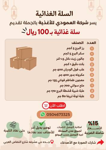 سلة غذائية