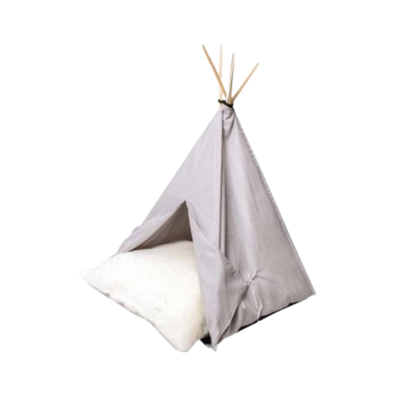 Feline Go Cupcake Tent bed for cats and dogs, Black strip colour - Medium