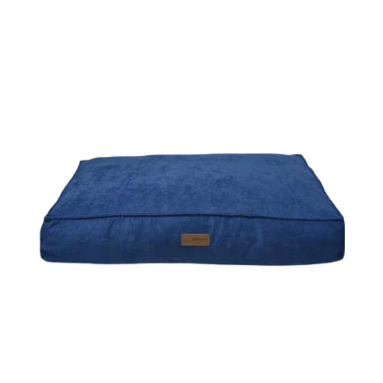 Feline go plus soft rectangular open bed for cats and dogs, Blue Colour - Very Large