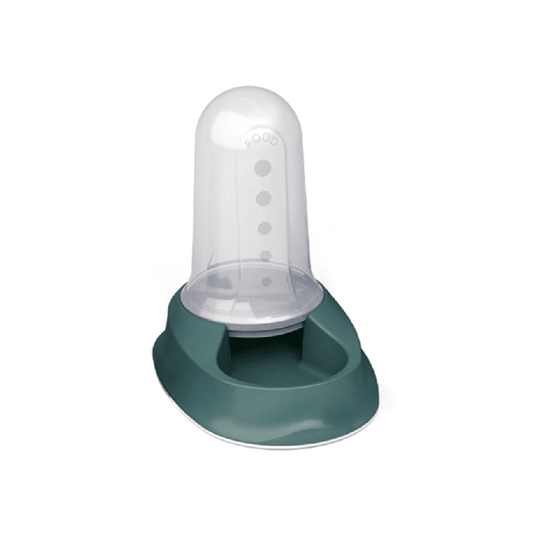 Stefanplast Multi-reserve Chic Bowl Double for Cats and Dogs 2 L - green