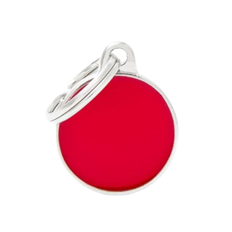 Small
  Circle ID Tag For Dogs - Yellow
