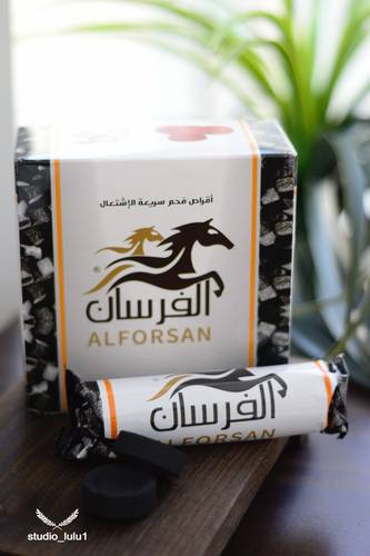 فحم الفرسان عدد 80 حبه 