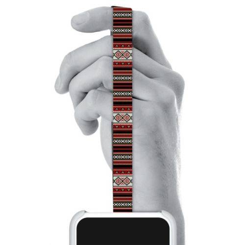 اكتيف - مسكة جوال قماشية تحمل الطابع التراثي ( السدو )