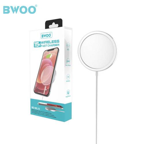 شاحن ايفون لاسلكى 15 وات BO-WL12 من BWOO