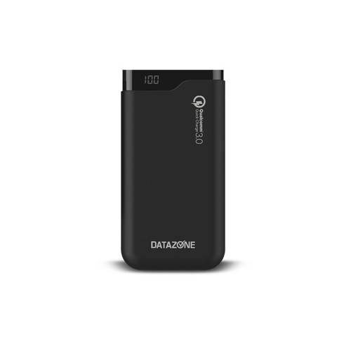 شاحن بور بنك كوالكوم 3.0 بسعة  15000 مللي أمبير - منافذ USB مزدوجة، شحن سريع 3.0، منطقة بيانات حماية متقدمة