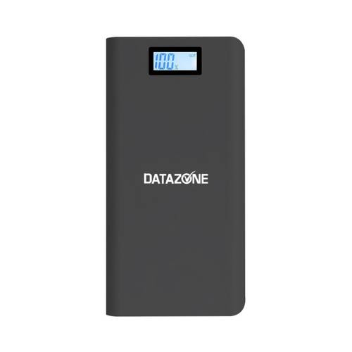 شاحن متنقل باور بانك محمول بسعة 20000 مللي أمبير في الساعة مزود ب2 منفذ USB مزدوج وشحن سريع وحماية متقدمة، لون أسود
