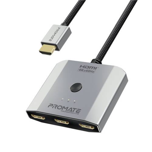 الحل الأمثل لتوصيل جميع أجهزتك محول HDMI® الأقوى 3 في 1 عالي الدقة بدقة 4K ودعم 4K عند 60 هرتز  متوافق مع تبديل الإشارة