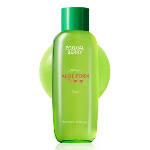 تونر الألوفيرا PDRN لتهدئة وتجديد البشرة من إيكوال بيري – EQQUALBERRY Green Aid Aloe PDRN Calming Toner 150 مل