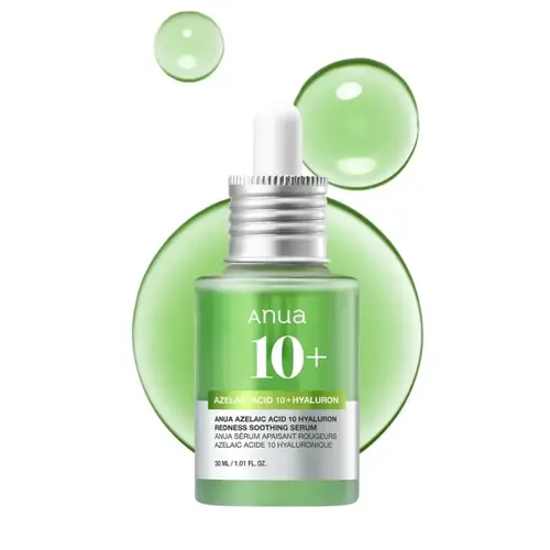 ANUA Azelaic Acid 10 Hyaluron Redness Soothing Serum سيروم مهدئ بحمض الأزيليك 10 هيالورون من انوا - 30 مل