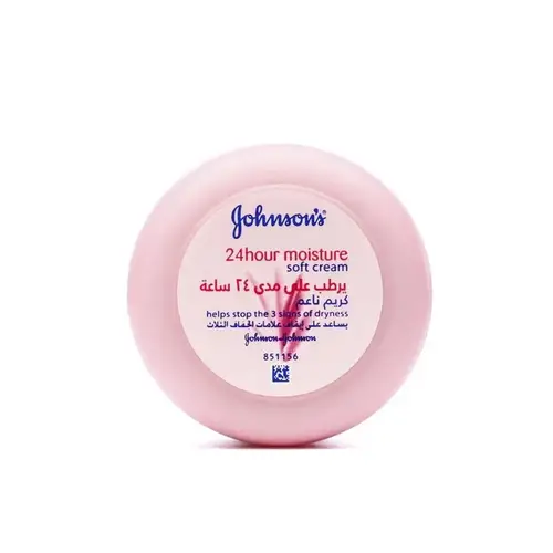 كريم مرطب ناعم لمدة 24 ساعة من جونسون (200 مل)