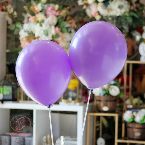 Purple balloons