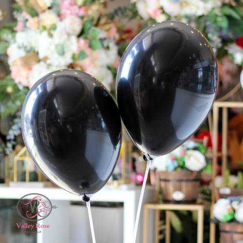 Black balloons