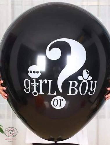 Gender reveal balloon