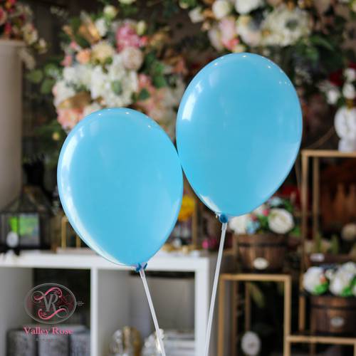 Blue balloons