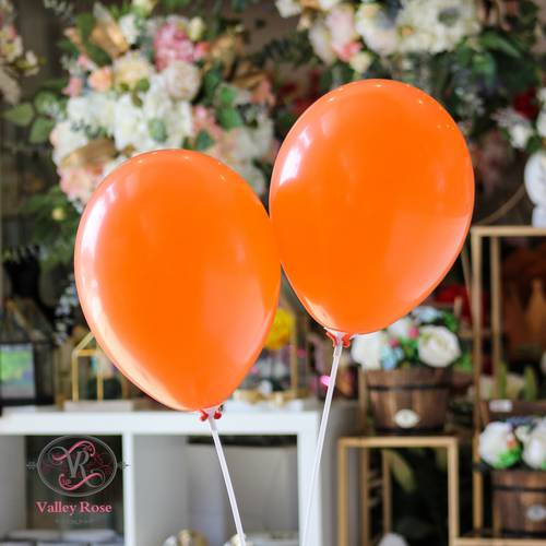 Orange balloons