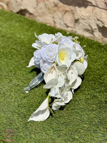 Bridal Bouquet with White Flowers