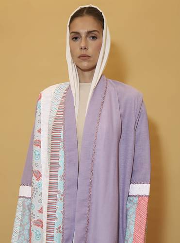 Purple Casual Abaya