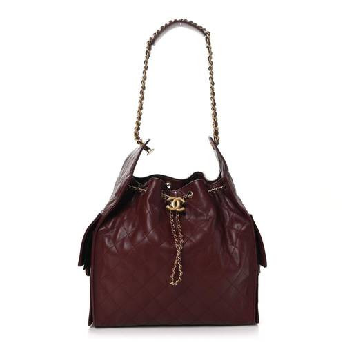 شنطة شانيل 25 كافيار  ميديم burgundy