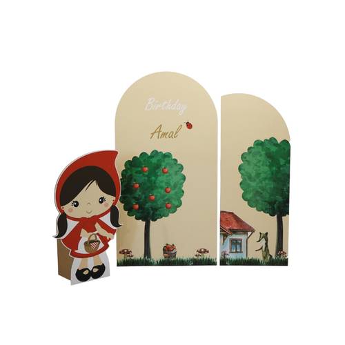 Customized Order (Red Riding Hood Birthday Theme)