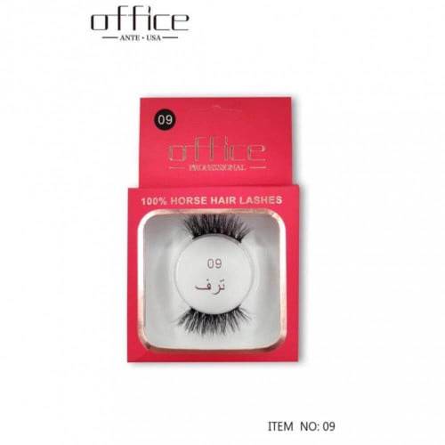 أوفيس (Office) رموش صناعية شعر طبيعي (الحصان) موديل ترف رقم 09