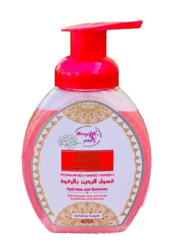 العرايس غسول سائل لليدين برائحة ورد الفانيليا لنظافة ونعومة تدوم طويلاً - 350 مل