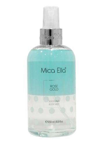 ميكايلا (Mikaela) معطر جسم (حرير روز جولد) برائحة الورد والذهب - 250 مل