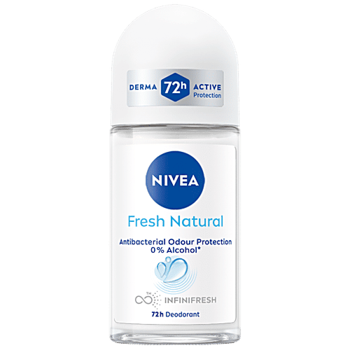 نيفيا مزيل عرق رول أون فريش ناتشورال (Fresh Natural) بخلاصة المحيط - 50 مل