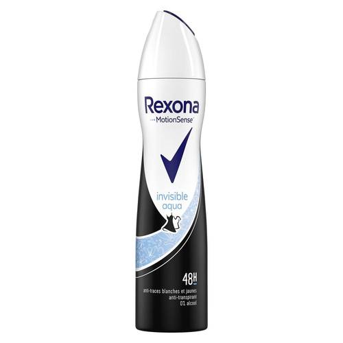 ريكسونا (Rexona) بخاخ مزيل عرق إنفيزيبل أكوا (Invisible Aqua) لحماية مضادة للبقع - 200 مل
