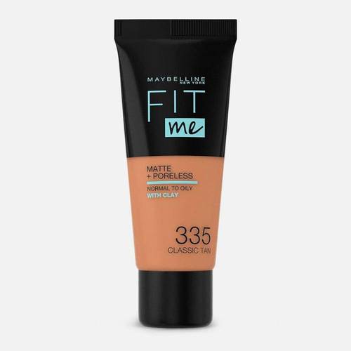 ميبيلين كريم أساس فيت مي (Fit Me) مطفي ومخفي للمسام درجة 335 Classic Coconut