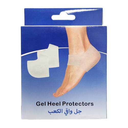 مدار (Madar) جل واقي الكعب الطبي (لون أزرق) لحماية القدم من التشققات والاحتكاك