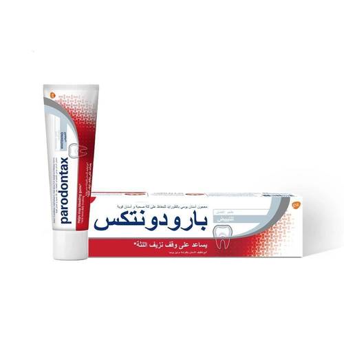 بارودونتكس (Parodontics) معجون أسنان مبيض طبي لعلاج اللثة وتفتيح الأسنان - 75 مل