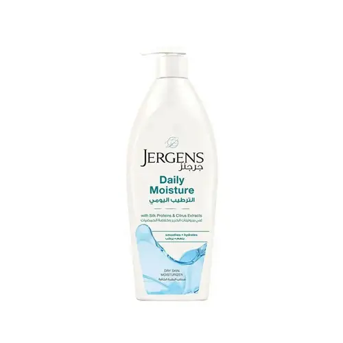 جرجنز (Jergens) لوشن مرطب للجسم ترطيب يومي لجميع أنواع البشرة - 400 مل