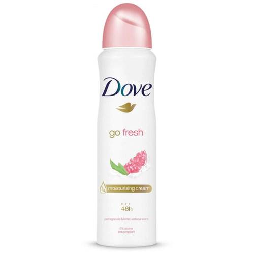 دوف مزيل عرق بخاخ (Go Fresh) برائحة الرمان والليمون فيربينا - 150 مل