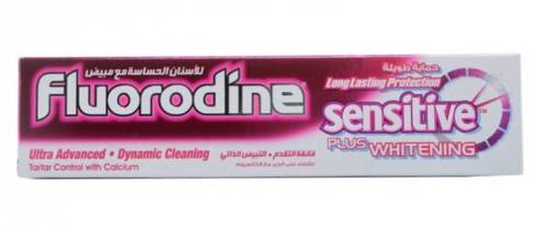 فلوروداين (Florodine) معجون للأسنان الحساسة مع مبيض لإزالة البقع - 100 مل
